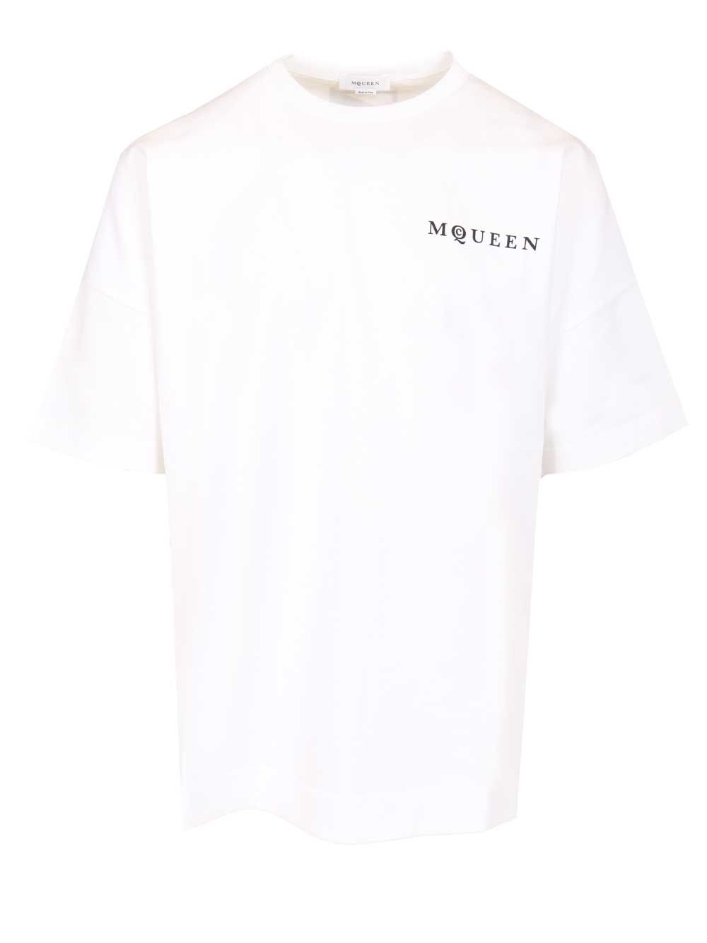 Mcqueen Oversized T-Shir T-Shirt - White | db656c938f10fef11130e4334f624348a2d4cb5c