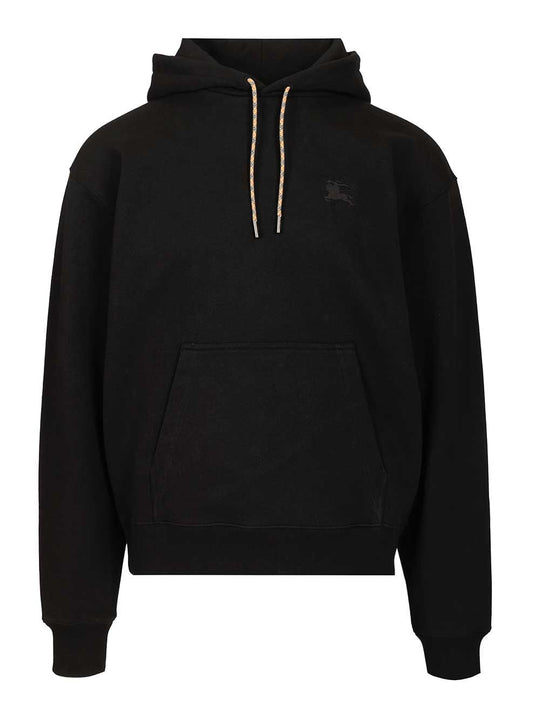 Cotton Hoodie Sweatshirts Black
