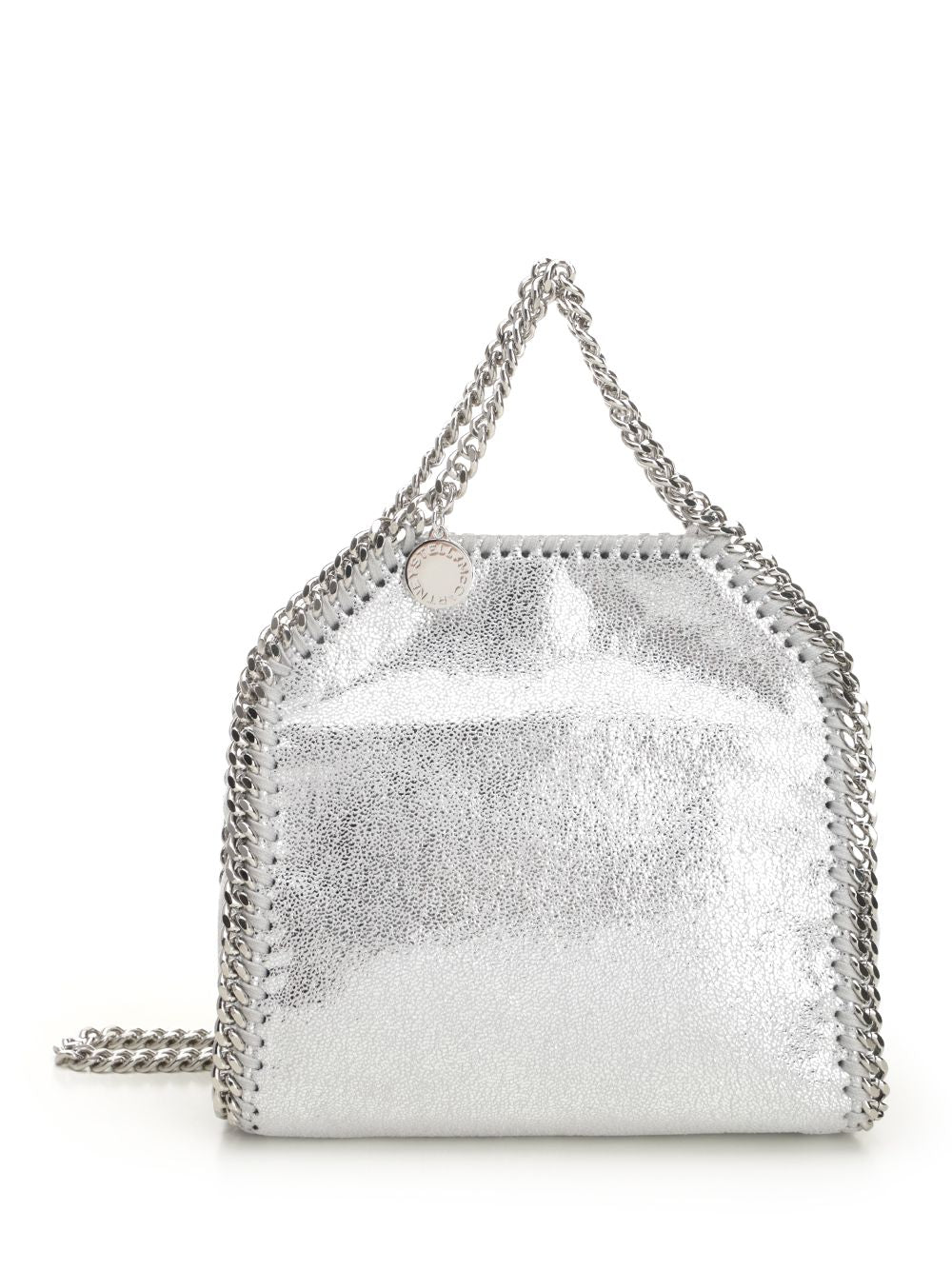 Stella Mccartney Falabella Mini Silver Tote Bag Crossbody Bags - Silver | c1a991017bda7e087b910c1699443c6e7d21ab5a