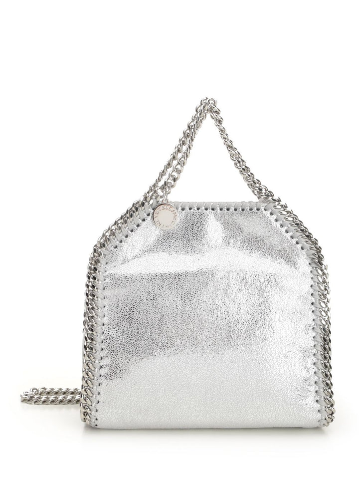 Stella Mccartney Falabella Mini Silver Tote Bag Crossbody Bags - Silver | c1a991017bda7e087b910c1699443c6e7d21ab5a