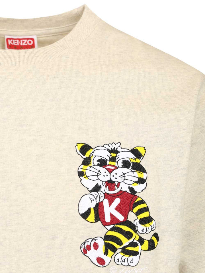 Kenzo Kenzo Wild Tiger T-Shirt - Grey | 5c58bce82d97606a5d63777e54e26893fa0dd3df