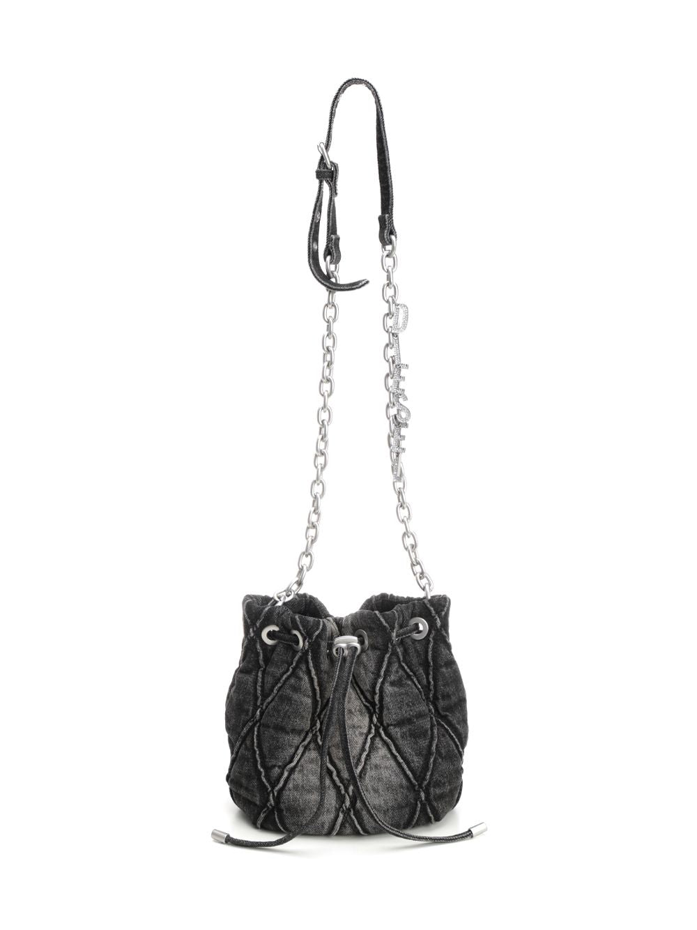 Diesel Charm-D S-Bucket Bag Crossbody Bags - Grey | 2e5b8c56dd4473c08d7f70ec8f24f88c2039e98a