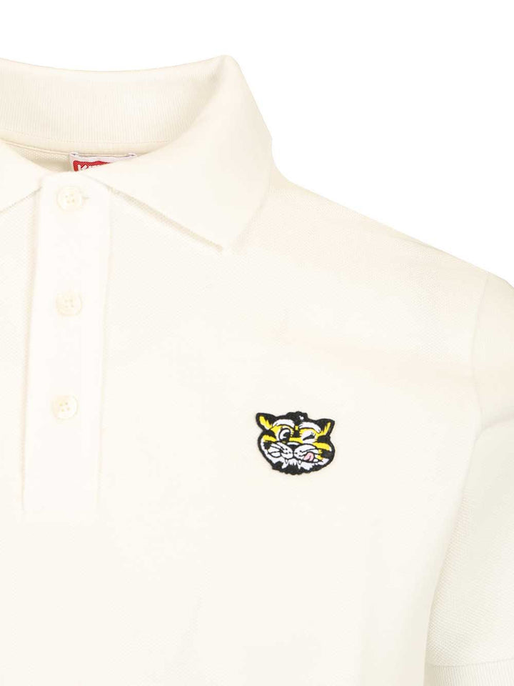Kenzo Kenzo Wild Tiger Polo shirt - White | 9141393526cec0fe58443b6397a16548e9f35891