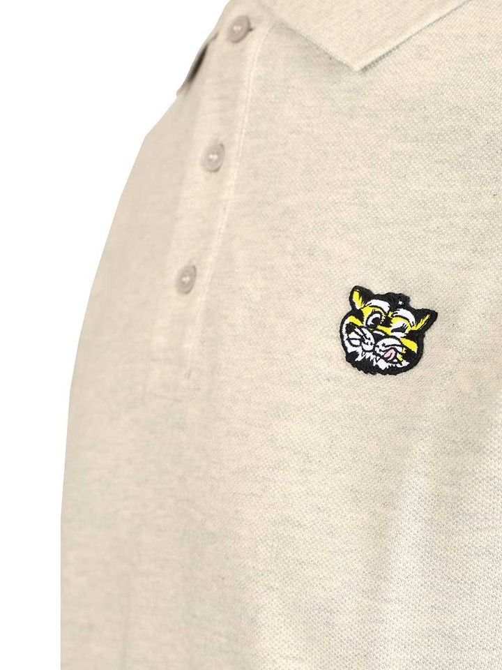 Kenzo Gots Kenzo Wild Tiger Slim Polo Polo shirt - Grey | f36d70bf29356cba750345cb0ccc960e20117bf3