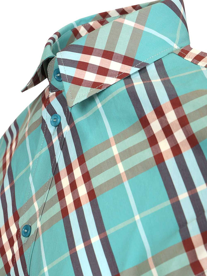 Burberry Short-Sleeved Cotton Shirt T-Shirt - Light blue | 270578cf8189a30f0ff8c676fb712f9df9e9cdf3