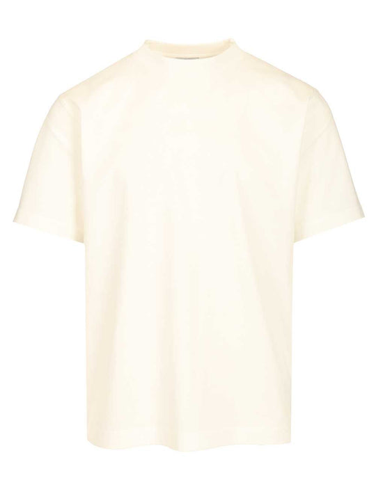 With Embroidered Burberry Logo T-Shirt White