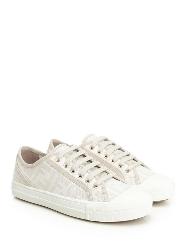 Fendi Domino Sneakers - Beige | 6330e8b34c35c67a0b8dd9d542b81aec0f220832