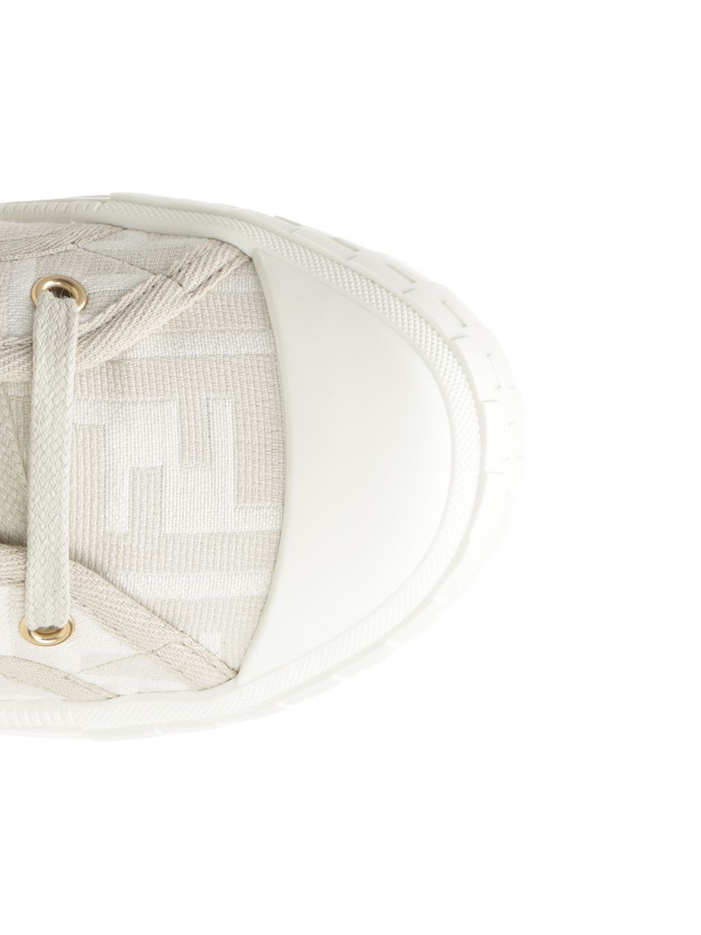 Fendi Domino Sneakers - Beige | 4a7da15a372ee475e78e2c5956ce2879761c6787