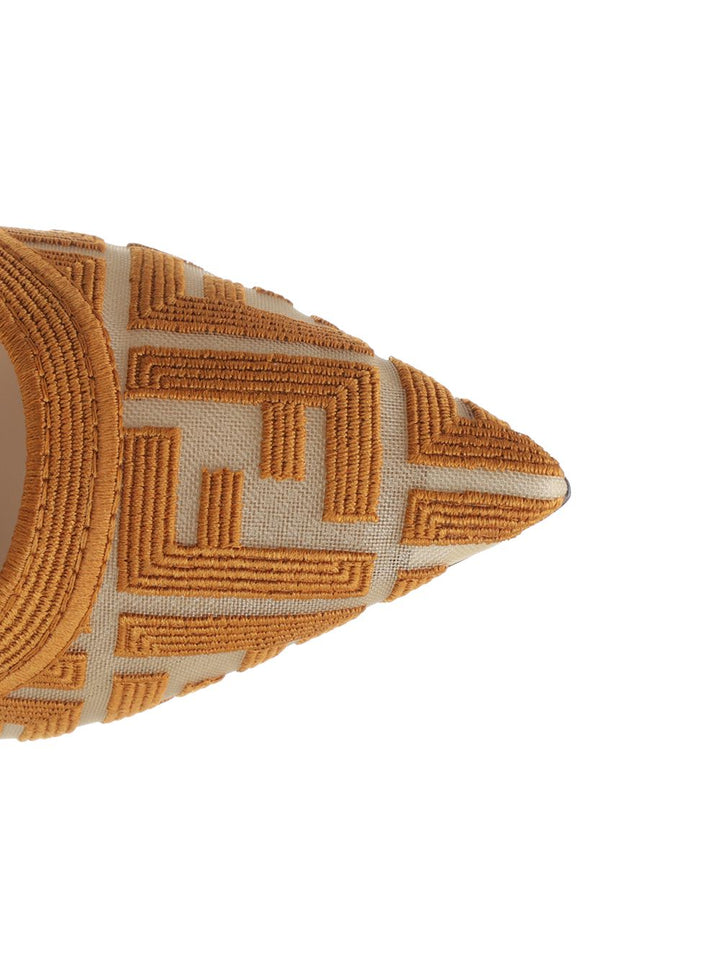 Fendi Colibri Rete Ric.Ff Cornely Pumps - Beige | faf2938697f5d76879fae7019fc989c42da596ce