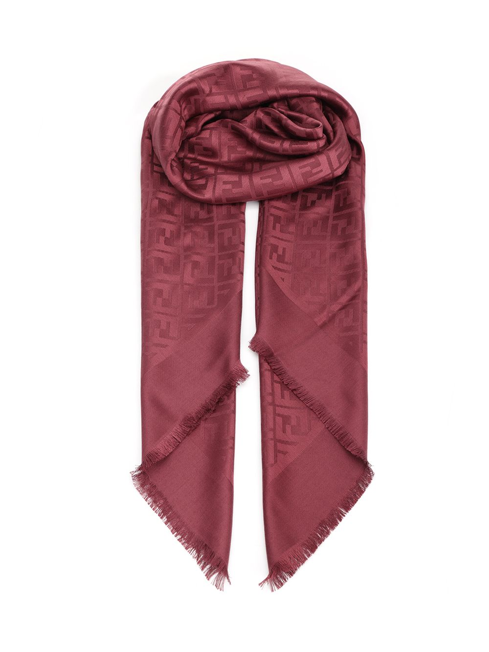 Fendi Silk And Wool Shawl Scarves And Foulards - Red | ebe70344a07783f9935fa7ac74f45b7f6489cba6