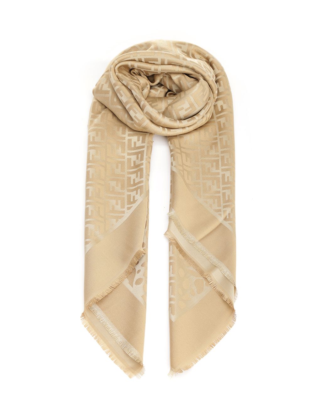 Fendi Silk Blend Shawl Scarves And Foulards - Orange | 2877e476286ba1cbd3b925d602a1f4f282d47026