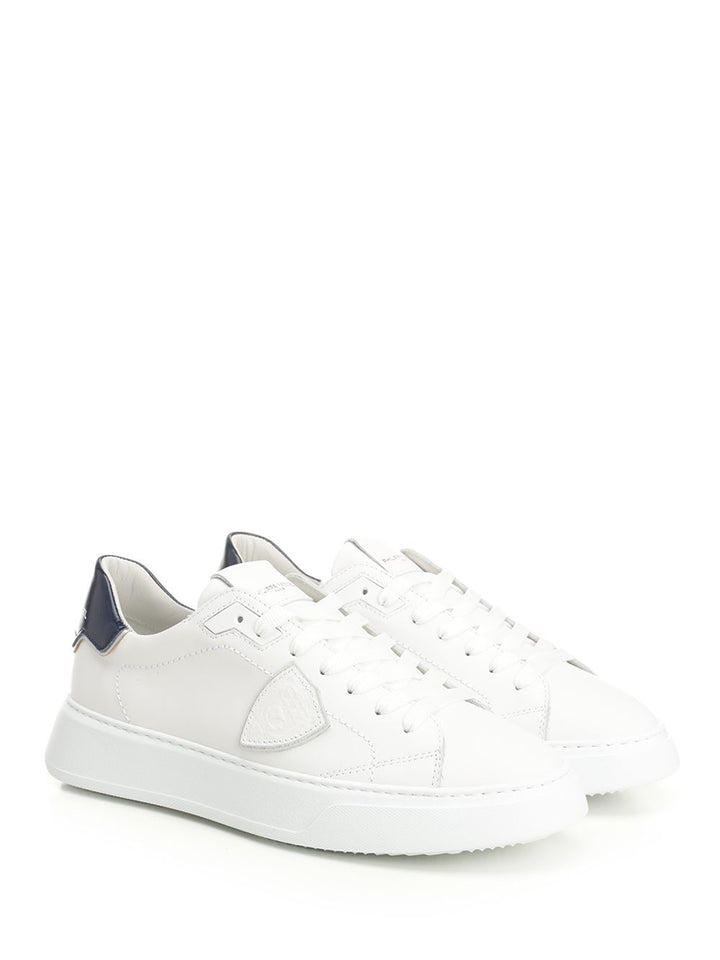Philippe Model Temple Low Man Sneakers - White | 8b277bda452422be32ec53f8fda29bfbefdd105a