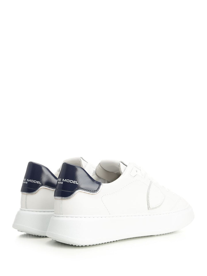 Philippe Model Temple Low Man Sneakers - White | 9812645185a97cc04ddefbf7c40aedcb15934786