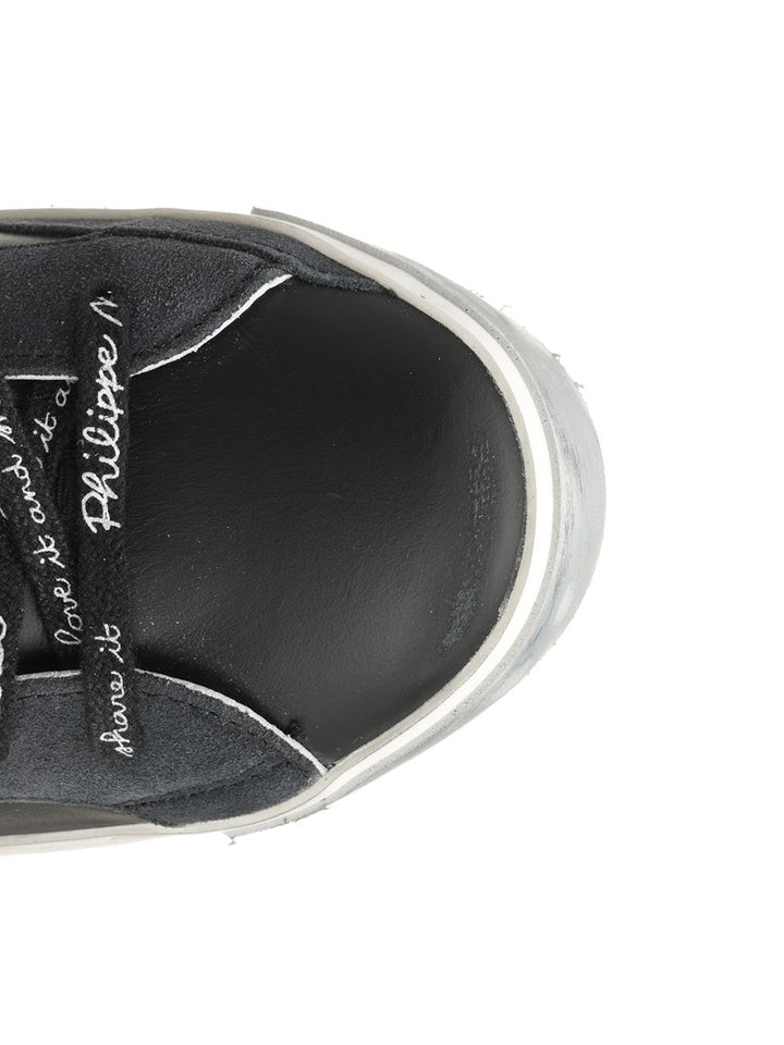 Philippe Model Prsx Low-Top Sneaker Sneakers - Black | 8235bee884573a3715a2d472376a380342710581