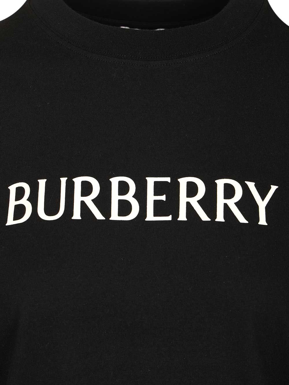 Burberry Cotton  With Logo T-Shirt - Black | f553cbf3eba5d488368988991ca0a2fd7fa9dd72