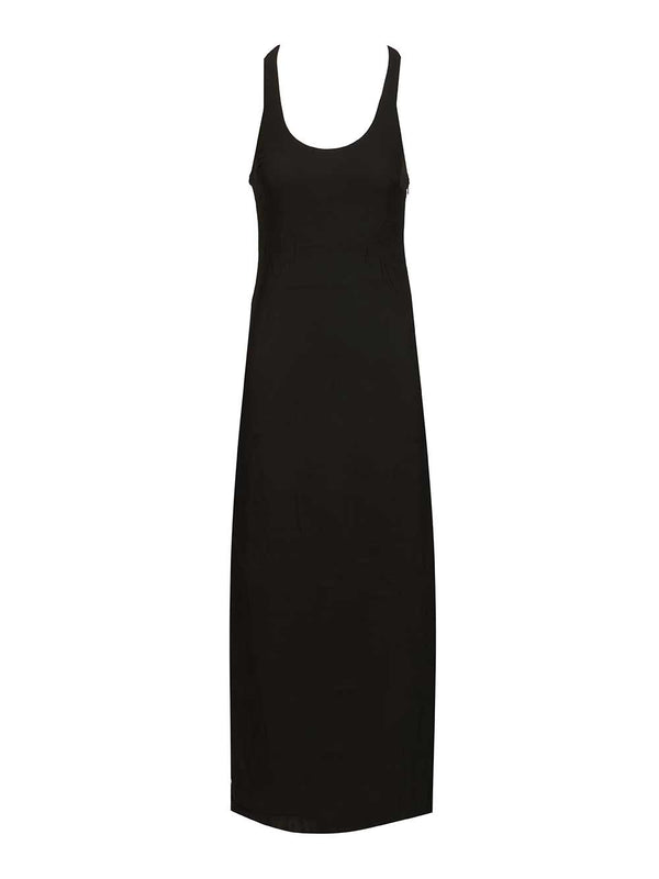Fluid Racer Back Dress Black