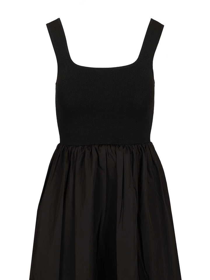 Matteau Knit And Cotton Dress Dresses - Black | 91e7ad31046fb037702129e80b6c3da4e556f701