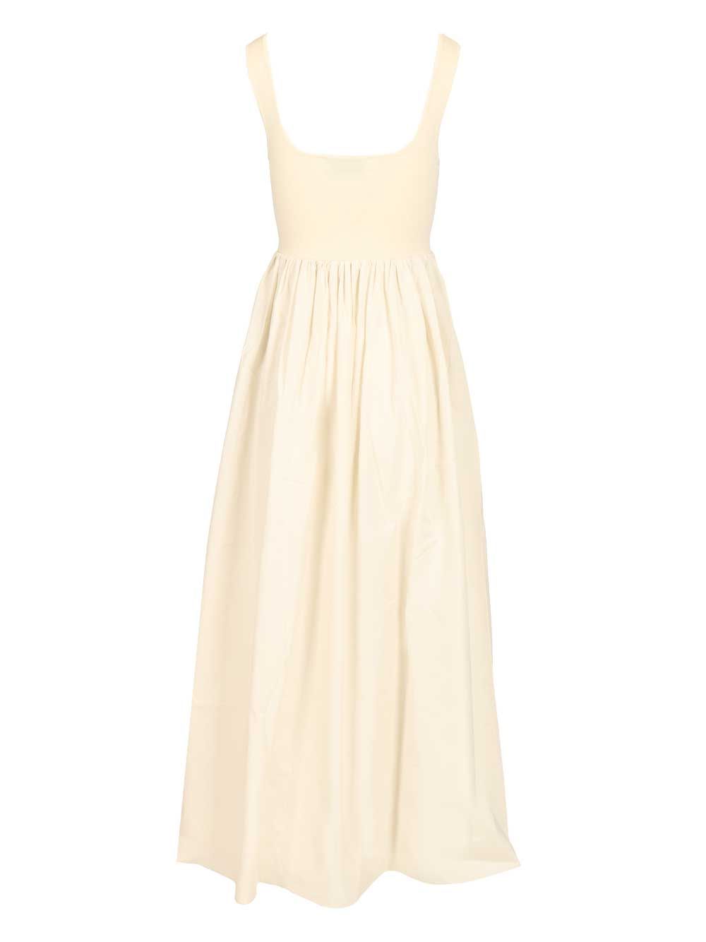 Matteau Knit And Cotton Dress Dresses - Beige | d92f4f199adb30ff657adc6b6e908bb869059922