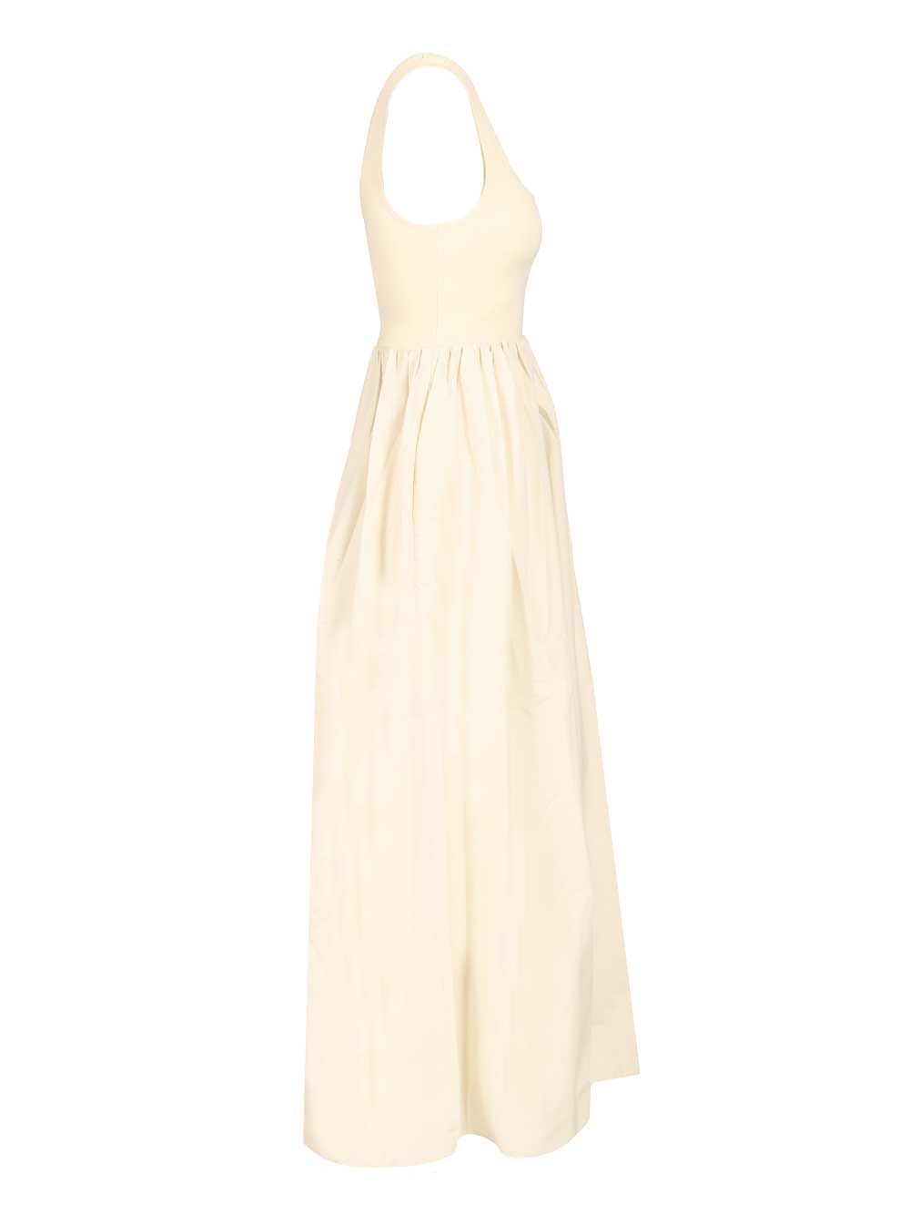Matteau Knit And Cotton Dress Dresses - Beige | 5c6d593b8df95fa5853139e84808c0cca2d252bb