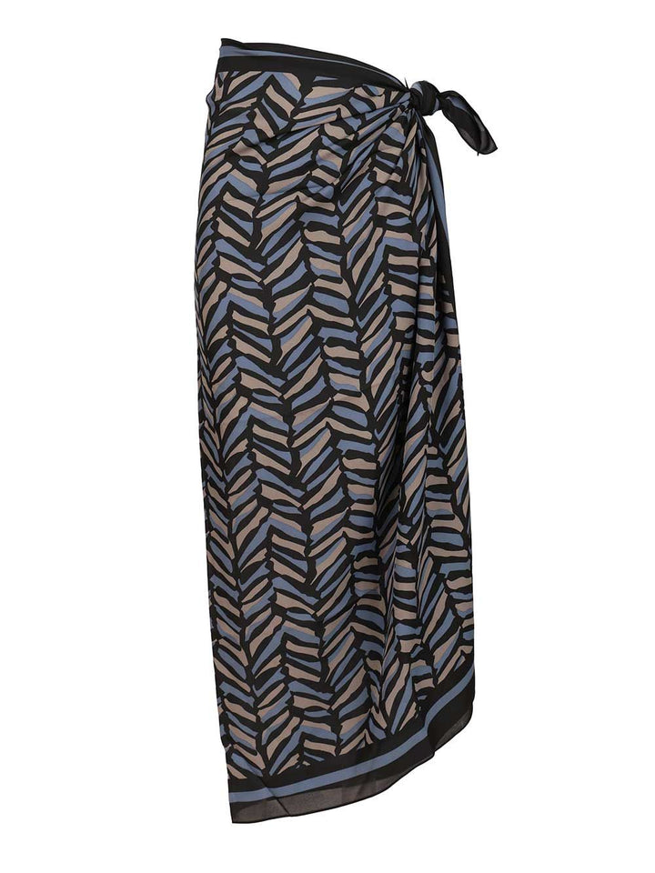 Matteau Silk Sarong Skirts - Grey | a6f81350a4a17e39d766d133e1fc00bce7573482