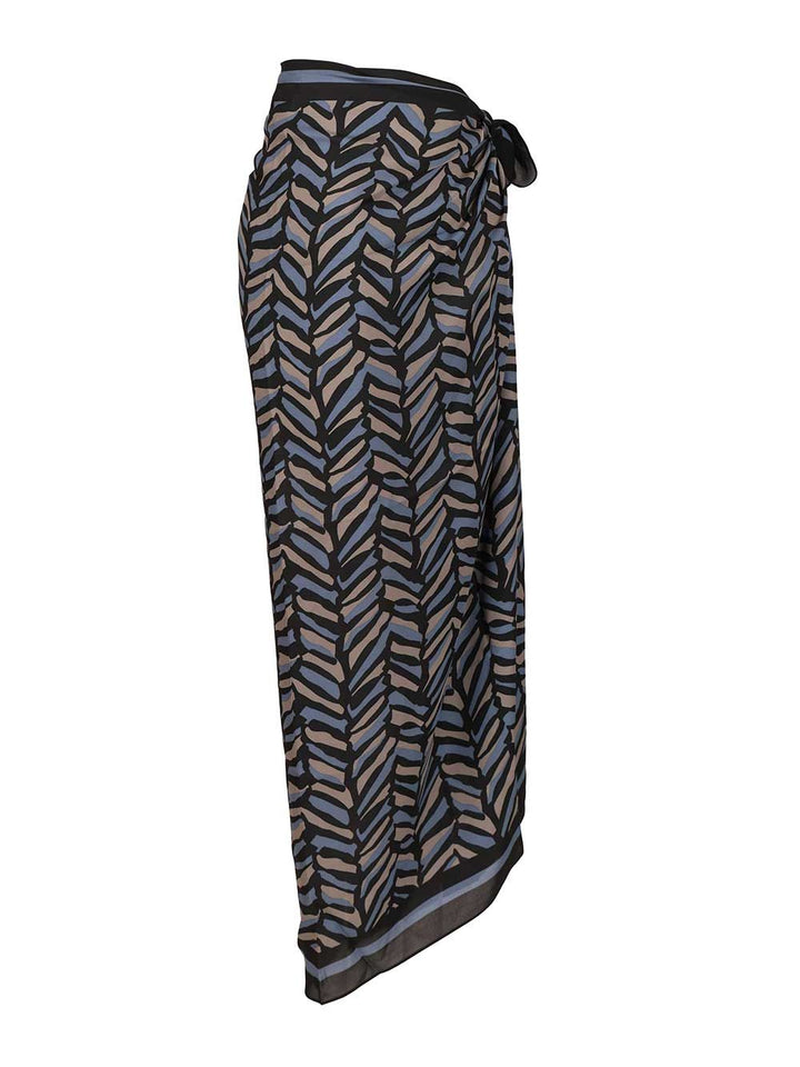 Matteau Silk Sarong Skirts - Grey | c04067fa6d4e65ffd53d59561031a97374c00da3