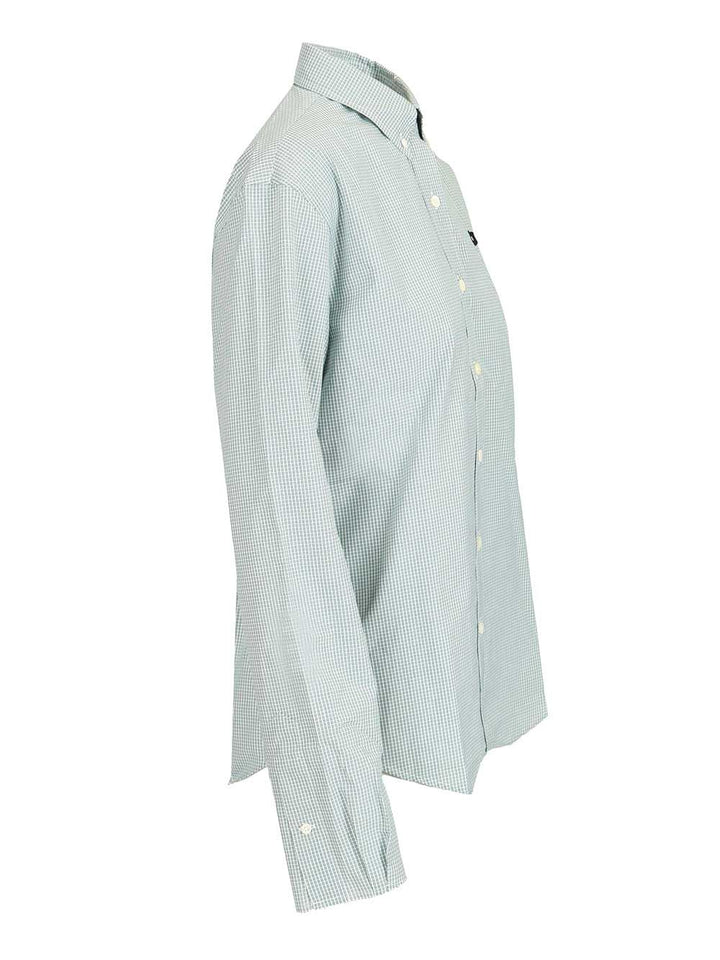 Miu Miu Poplin Shirt Shirts - Green | 8df56e555ef29e26dc13c165f6d40d75f36e7d5f