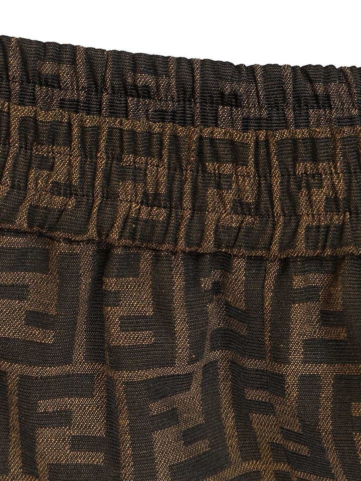 Fendi Canvas Shorts Trousers - Brown | 17f6ef844bc2f2c35056461412ce0009552f6070