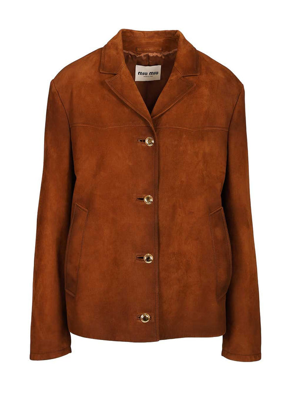 Suede Jacket Brown