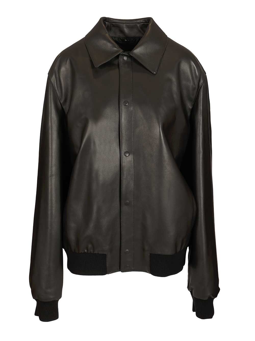 Fendi Blouson Leather Jackets - Black | 2a15cad29db5463c8268f715c665b47674ea9f92