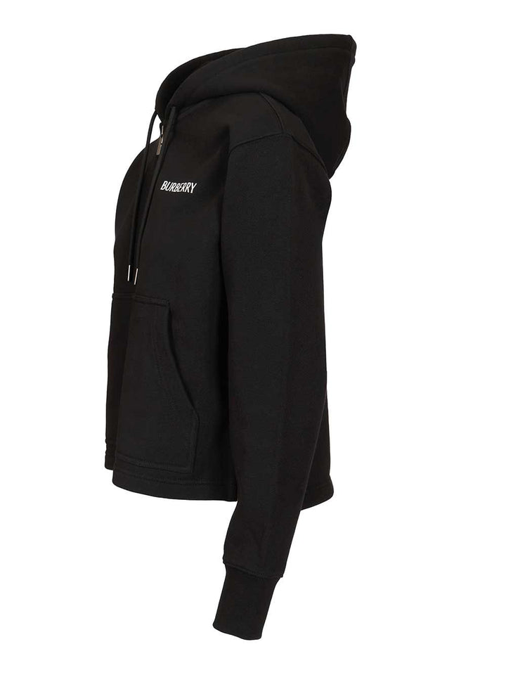 Burberry Cotton Hoodie Sweatshirts - Black | 29504f55a098f2721d8a43876b222a11972a9702