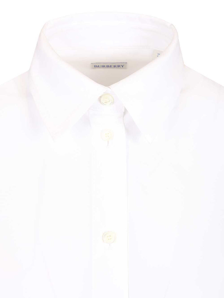 Burberry Formal Shirt In Cotton Poplin Shirts - White | 993c00d8dabecdc5a9a538e3dcd06475d3966f63