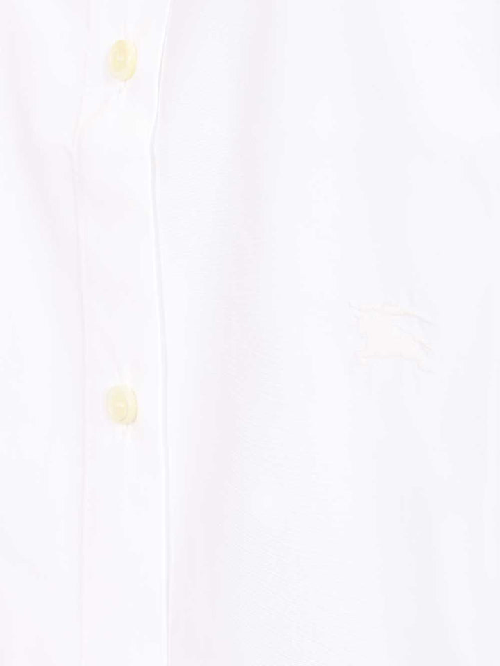 Burberry Formal Shirt In Cotton Poplin Shirts - White | 58350e36dae8f01198beedfb1e89d6603b33f020
