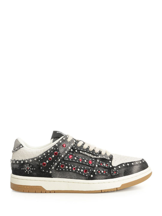 Stud Skel Sneakers Black