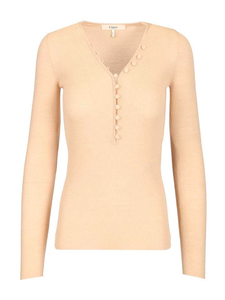 Chloe' Pullover, Honey Pink Knitwear - Rose | ef32fc6cd243d9fef550327136cf2d5f772cf55d
