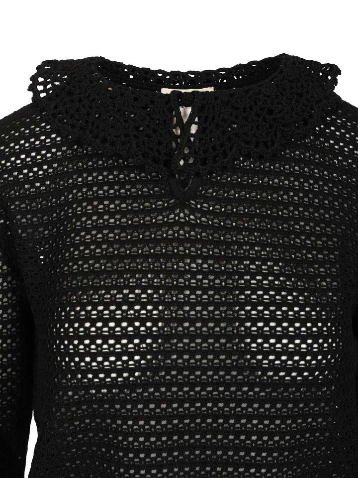 Chloe' Pullover, Black Knitwear - Black | 961a892dc0dc386d9a4b9939fa18a68b87c0dafd