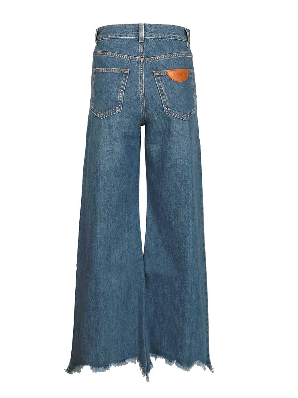 Chloe' Wide-Leg Jeans - Blue | cd73a04990ffa510eaf976197663a7bcf23760c6