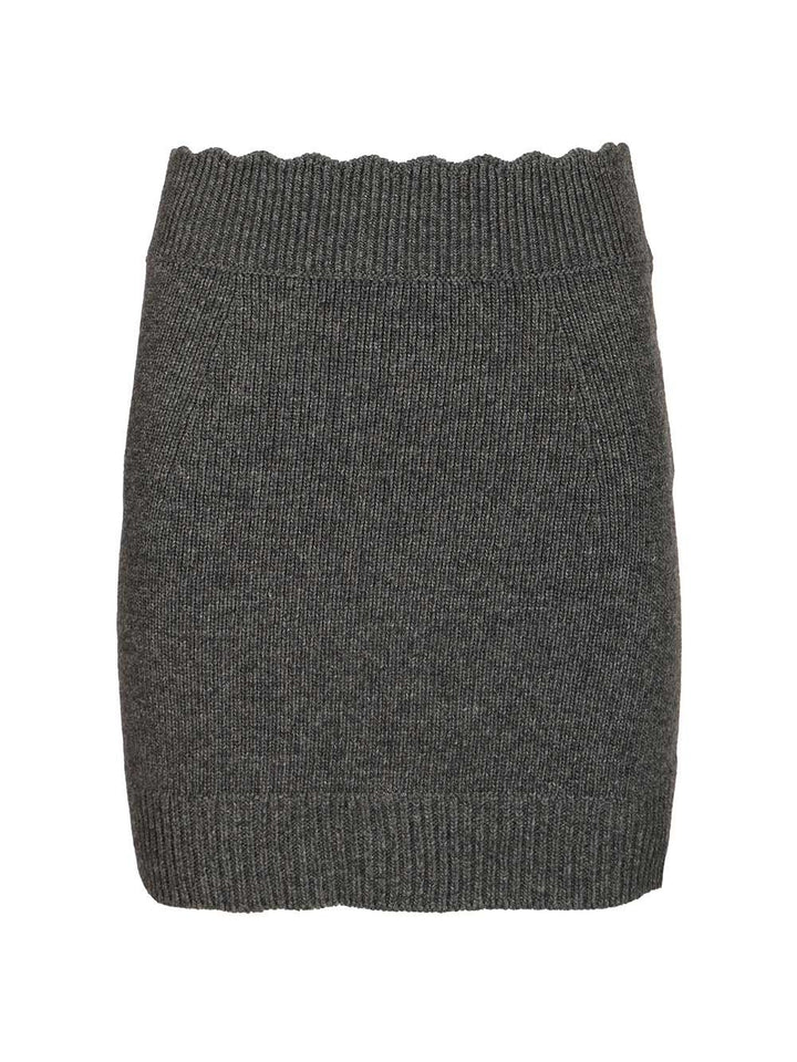 Chloe' Tight Miniskirt Skirts - Grey | 6c2a32c53c6760f5a82efe000e69886193cf68e6