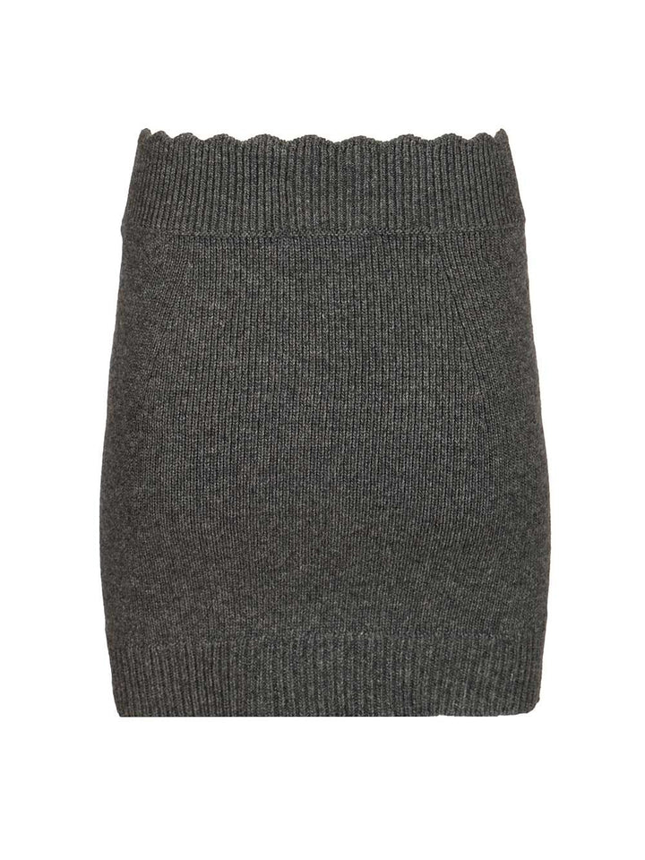 Chloe' Tight Miniskirt Skirts - Grey | 4785db2e5d5a8d66d569dd856a822e9897fc857e
