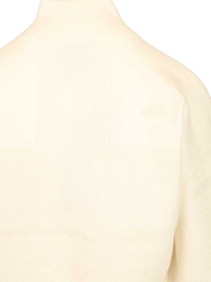 The North Face Half-Zip Sweatshirt Knitwear - White | c2e52dd831b62b779b6166a897cf6412b590cac1