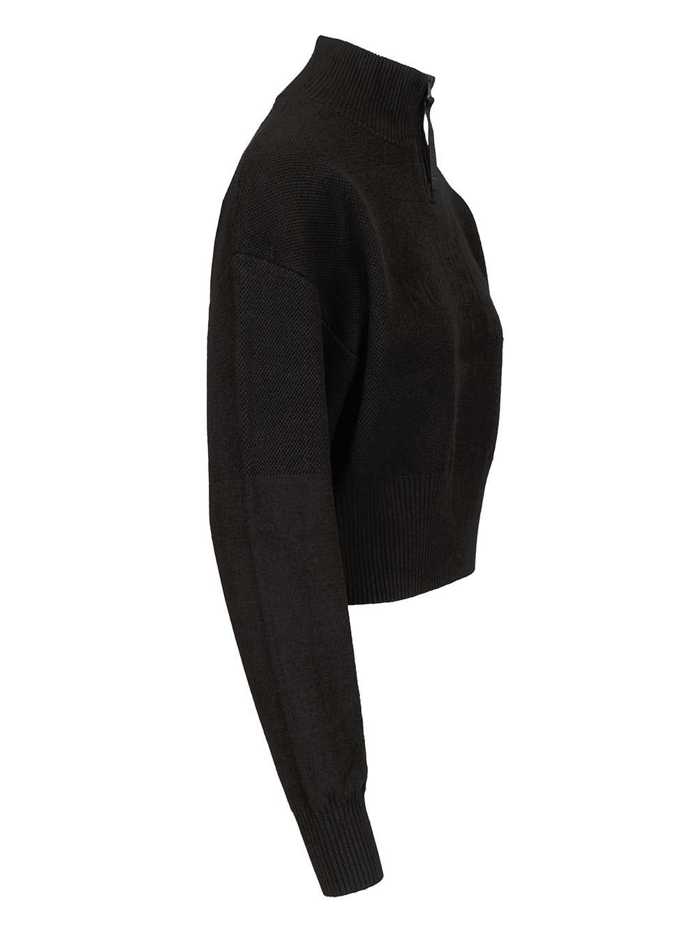 The North Face Half-Zip Sweatshirt Knitwear - Black | 1f861a289b78b228e40d6a7415564d73b39558ad