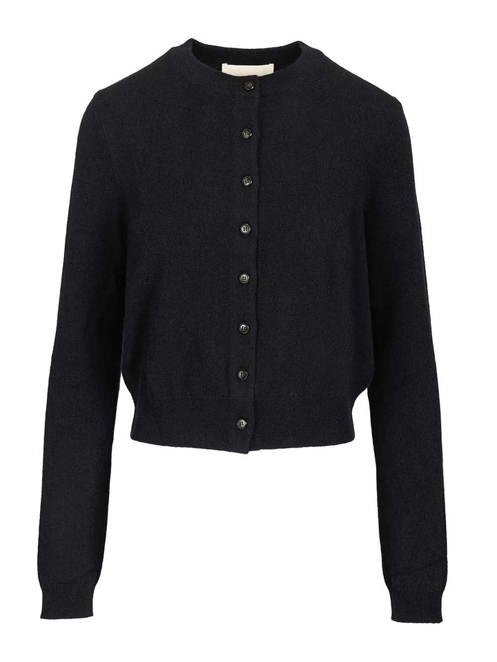 Lisa Yang Cardigan Karia Knitwear - Blue | 57f1a4d62851d961983d89d38c18e65b6fdeb594