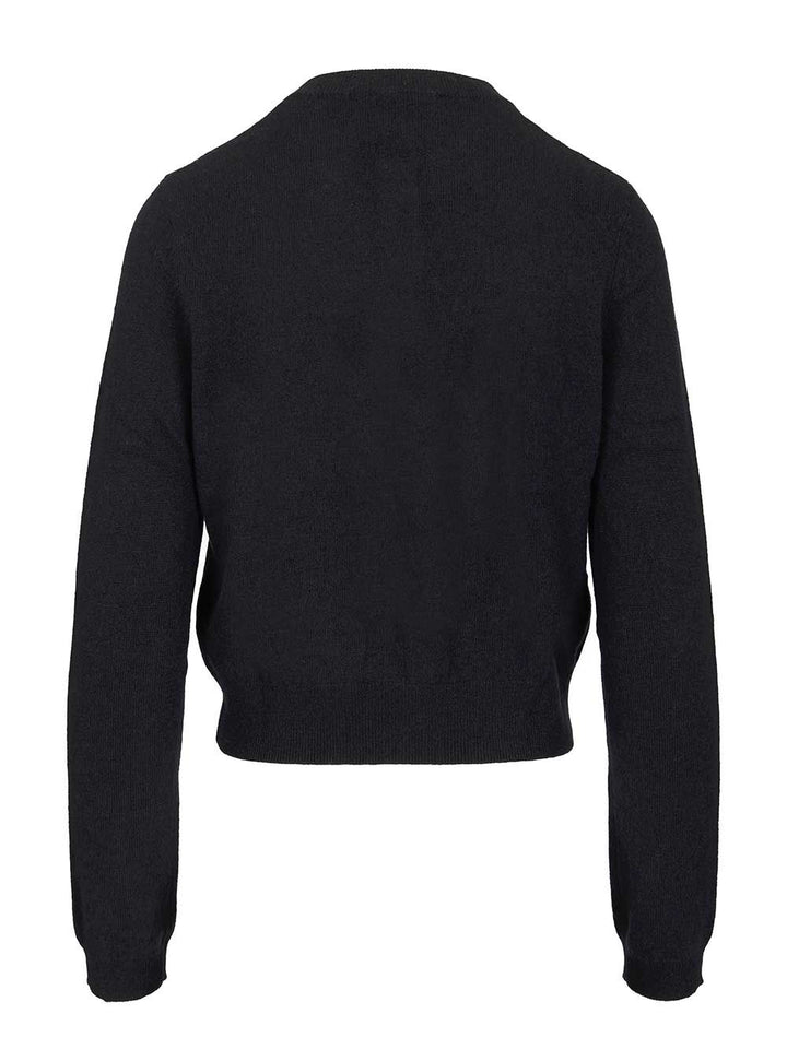 Lisa Yang Cardigan Karia Knitwear - Blue | 1e12d757ba3e882a4d343cb00f87627b711ffb21