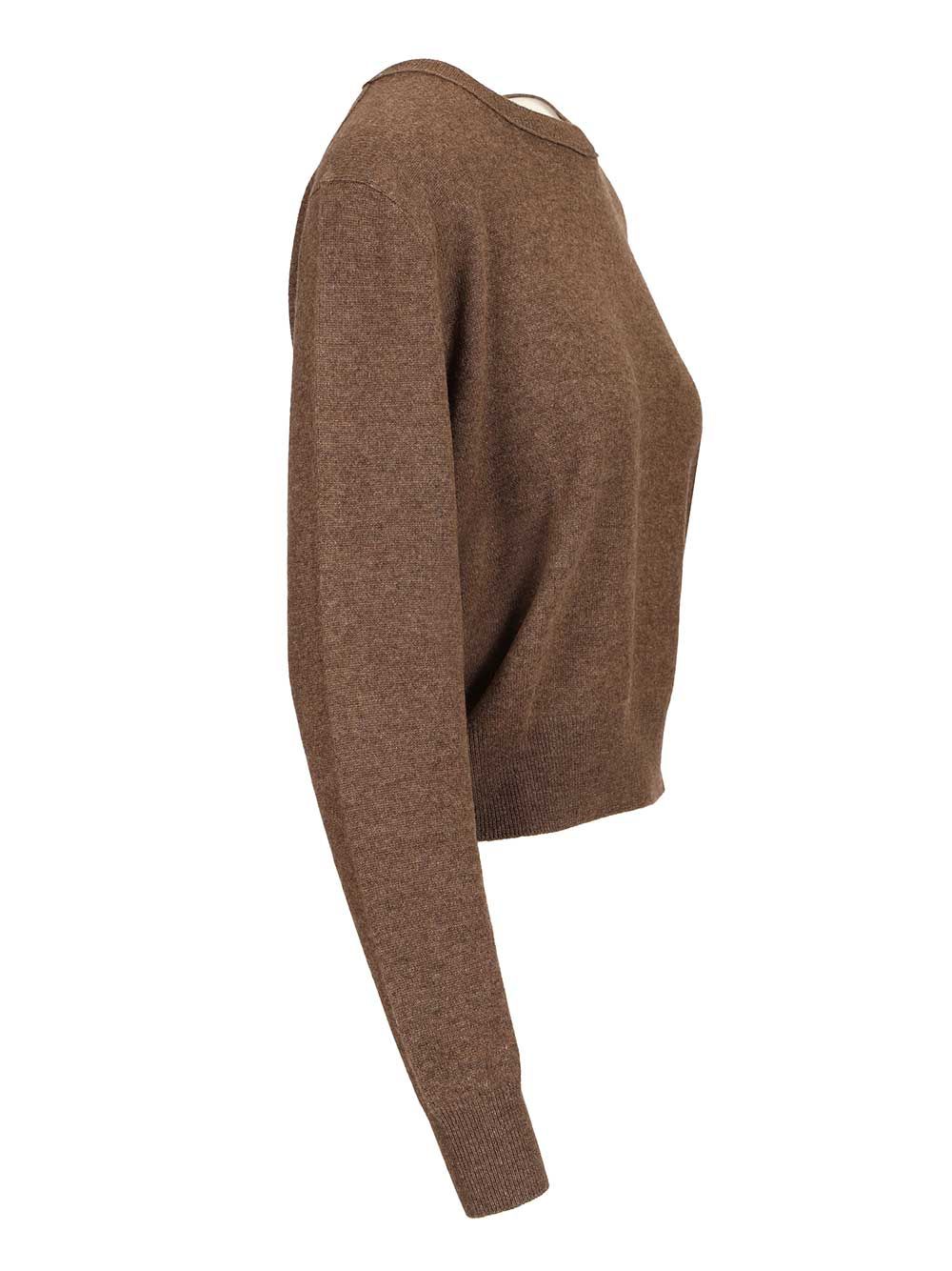 Lisa Yang Greer Crewneck Sweater Knitwear - Brown | 104dcf3551b996c9742b68f749f0bc1b857bcb62