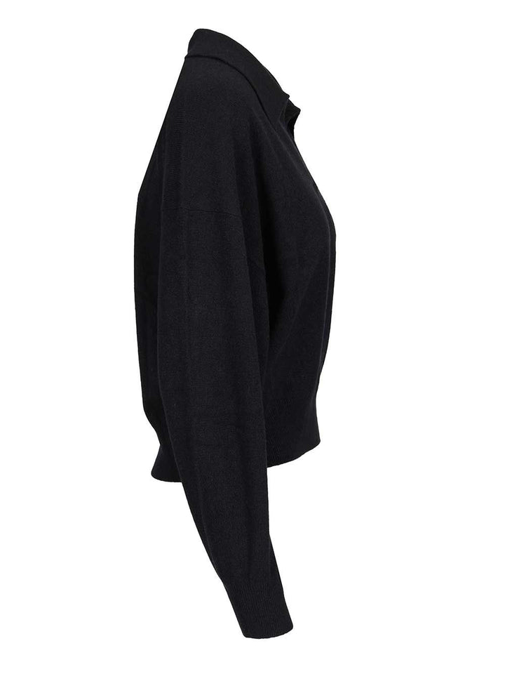 Lisa Yang Katriel Polo Sweater Knitwear - Blue | 2834144dbfc1c31ae8af9ef6614146ab0d3536d6