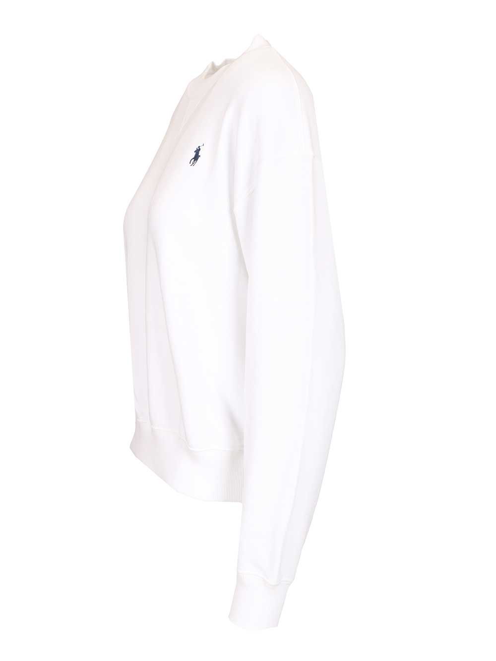 Polo Ralph Lauren Crew Neck Sweatshirt Sweatshirts - White | 94fb24bd7176b8239e852894cb8128053688c9fa