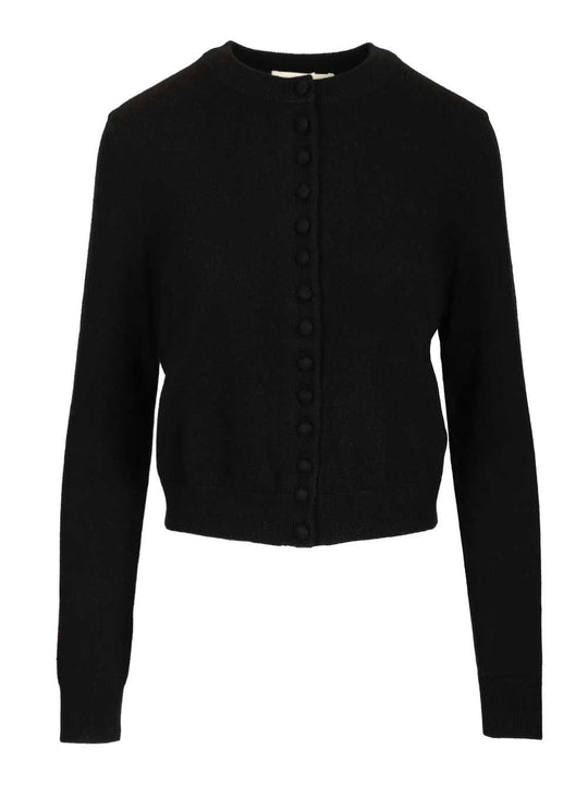 Wilona Cashmere Cardigan Knitwear Black