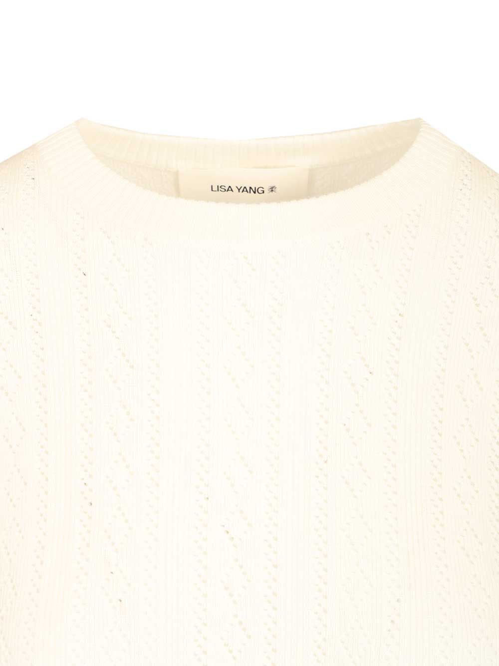 Lisa Yang Nika Knitwear - White | b4b1dd99e65af667272fca5d5fe37e406334e4d4