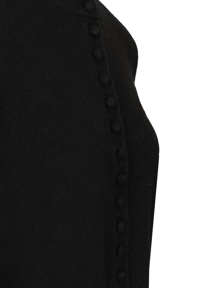 Lisa Yang Lunea Short Sleeves Cardigan Knitwear - Black | 1962dd36b390840297017b7b72e80bd11b6da982