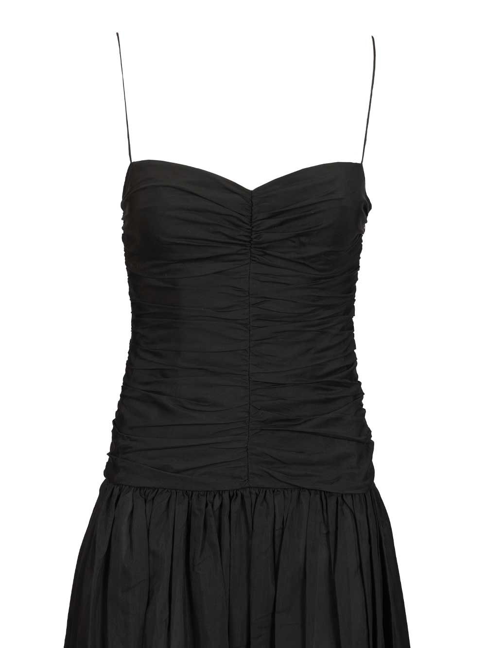 Matteau Gathered Drop Waist Dress Dresses - Black | 30f71523efc0bd4c45fd10be165f92ddfd59c3ef