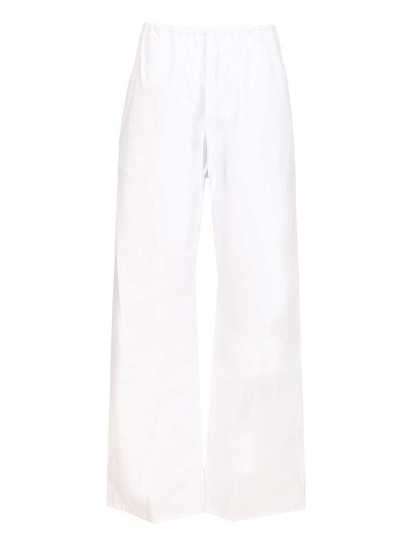 Organic Cotton Trousers White